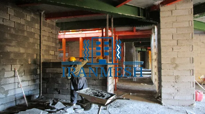 والپست یا میلگرد بستر برای دیوار سبک؟